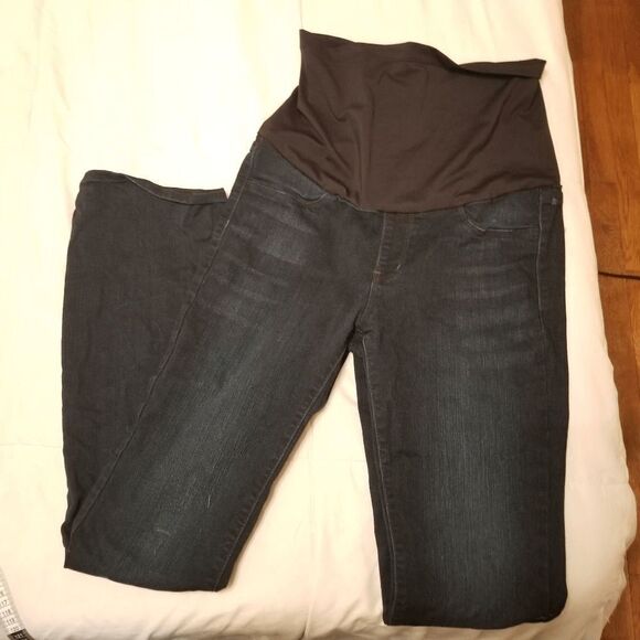 Just Black Denim Maternity 27 Full Panel Jeans - Picture 1 of 6